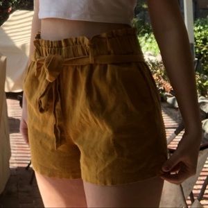 fancy yellow shorts